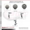 Service Caster 4 Inch Thermoplastic Rubber Wheel Swivel Caster Set with Ball Bearings SCC SCC-20S420-TPRBF-4 - alternate 5